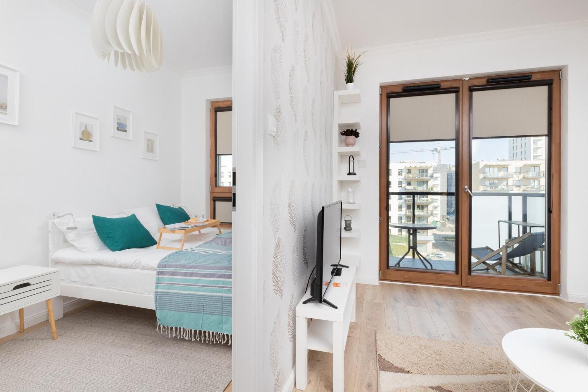 Starowiejska Apartment With Balcony Next To Arena Gdansk Stadium By Noclegi Renters 외부 사진