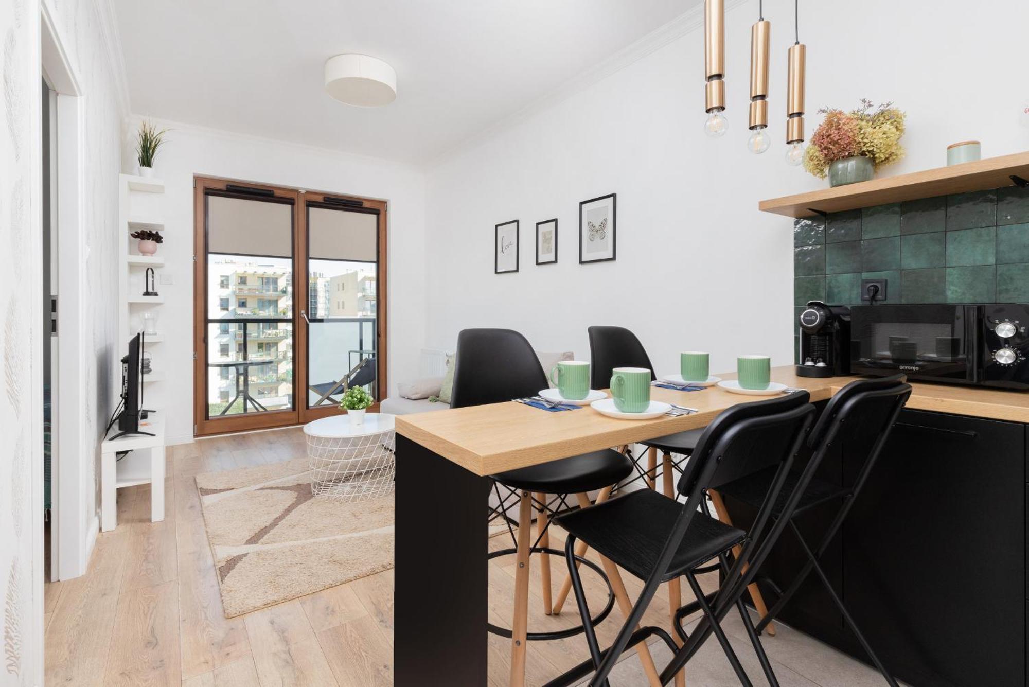 Starowiejska Apartment With Balcony Next To Arena Gdansk Stadium By Noclegi Renters 외부 사진