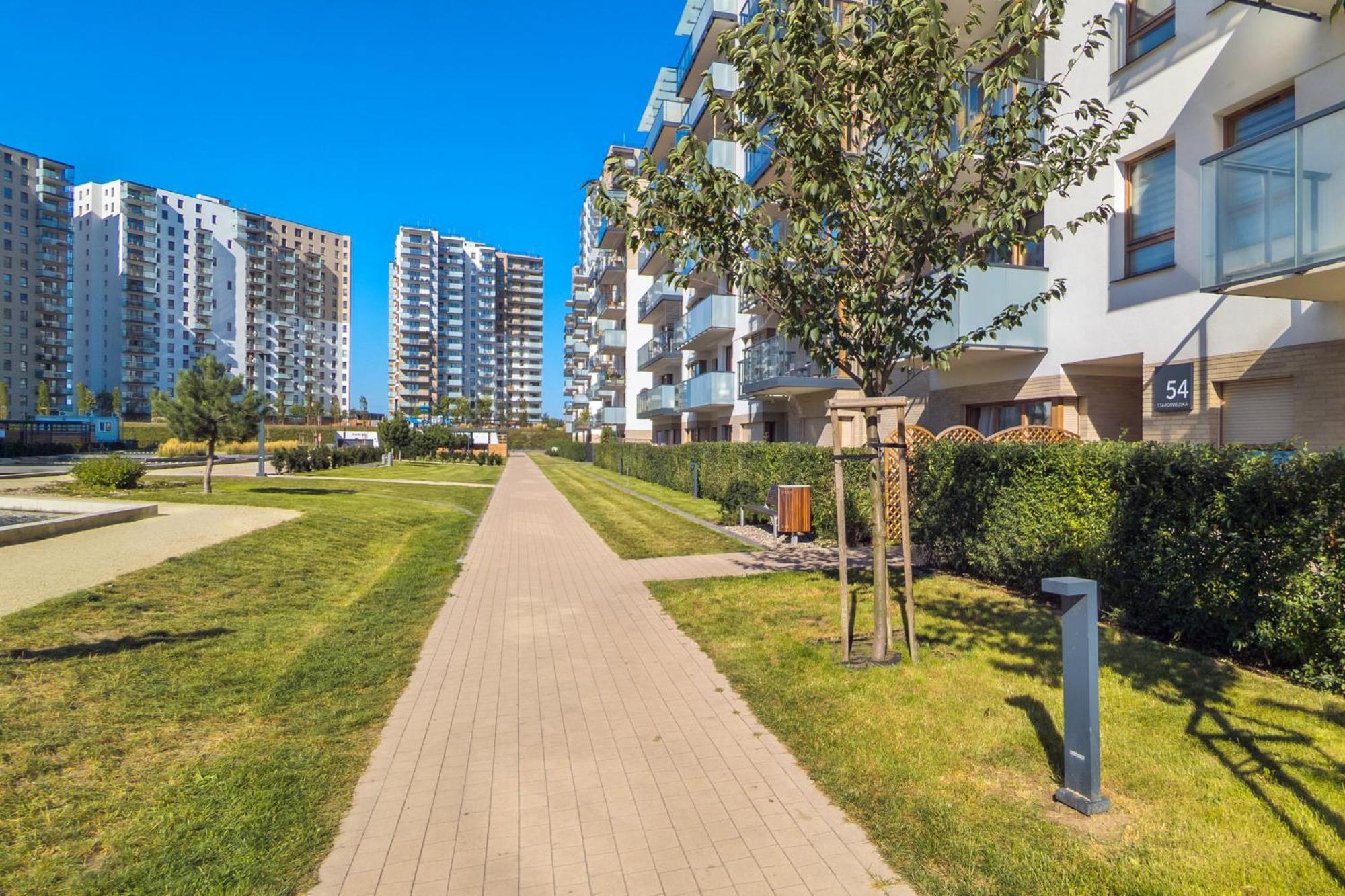 Starowiejska Apartment With Balcony Next To Arena Gdansk Stadium By Noclegi Renters 외부 사진